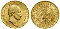20 marek 1913 E, Muldenhütten, złoto, 7.95 g, rz