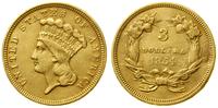 3 dolary 1854, Filadelfia, złoto, 4.93 g, moneta
