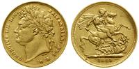 1 funt (sovereign) 1821, Londyn, złoto, 7.90 g, 