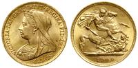 1/2 funta (1/2 sovereign) 1900, Londyn, złoto, 3