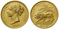 1 mohur  1841, Kalkuta, złoto, 11.64 g, moneta p