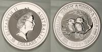 30 dolarów 1994, Aw: Królowa Elżbieta II, Rw aus