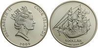 1 dolar 2009, HMS Bounty, srebro próby 999, 31.1