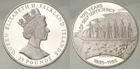 25 funtów 1985, 100-lecie suwerenności Falklandó
