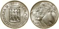 500 lirów 1973, Rzym, srebro próby 835, 11 g, KM