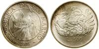 500 lirów 1974, Rzym, srebro próby 835, 11 g, KM