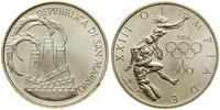 500 lirów 1984, Rzym, XXIII Letnie Igrzyska Olim