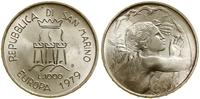 1.000 lirów 1979, Rzym, Europejska jedność, sreb