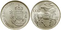San Marino, 1.000 lirów, 1981