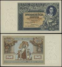 20 złotych 20.06.1931, seria DH, numeracja 66359