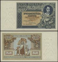 20 złotych 20.06.1931, seria DH, numeracja 66359