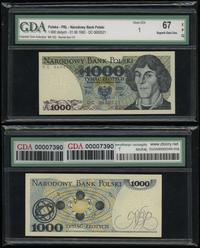 1.000 złotych 1.06.1982, seria DC, numeracja 060