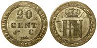 Niemcy, 20 centymów, 1810 C
