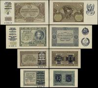 Polska, zestaw nadruków okolicznościowych na banknotach Generalnej Gubernii, 1940–1941