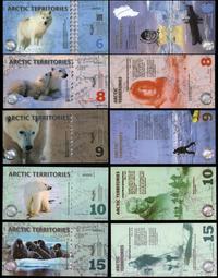 tereny Arktyki, zestaw 14 banknotów