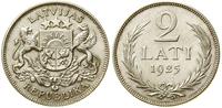 2 łaty 1925, Londyn, srebro próby 835, moneta pr