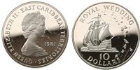 10 dolarów 1981, srebro "925" 28.38 g, stempel l