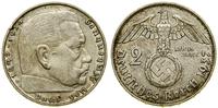 2 marki 1937 D, Monachium, Paul von Hindenburg, 