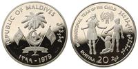 20 rupii 1979, srebro "925" 28.19 g, stempel lus