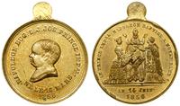 Francja, medalik na pamiątkę chrztu, 1856