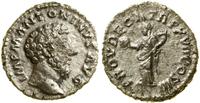 denar 162–163, Rzym, Aw: Głowa cesarza w wieńcu 