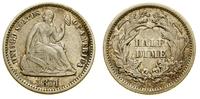5 centów (1/2 dime) 1871, Filadelfia, typ Libert