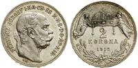 2 korony 1912 KB, Kremnica, ryski z obiegu, ale 