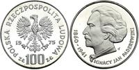 100 złotych 1975, IGNACY PADEREWSKI, Parchimowic