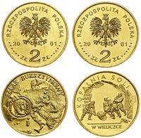 zestaw 2 x 2 złote 2001, Warszawa, Szlak Burszty