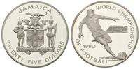 25 dolarów 1990, MŚ w Piłce Nożnej, srebro '925'