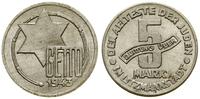 5 marek 1943, Łódź, aluminium 1.65 g, piękne, Ja