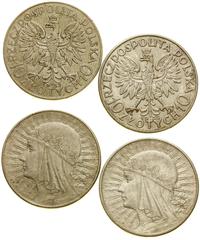 zestaw: 2 x 10 złotych 1932 i 1933, Anglia i War
