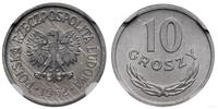 10 groszy 1962, Warszawa, aluminium, pięknie zac