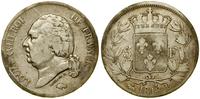 5 franków 1818 B, Rouen, srebro, 24.39 g, Davenp