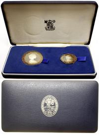 zestaw 2 monet 1974, Llantrisant, 5 i 10 rupii, 