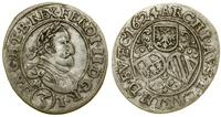 3 krajcary 1624, Sankt Veit, monogram MK pod pop