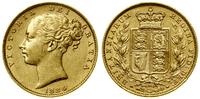 1 funt 1884 M, Melbourne, złoto, 7.96 g, S. 3857