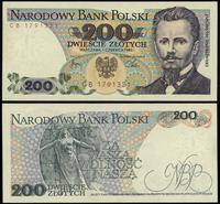 200 złotych 1.06.1982, seria CB, numeracja 17913
