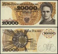 20.000 złotych 1.02.1989, seria AE, numeracja 81