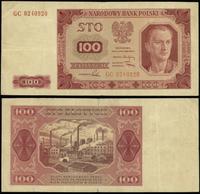 100 złotych 1.07.1948, seria GC, numeracja 02409