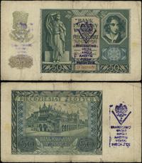 50 złotych 1.03.1940, seria D, numeracja 3520409