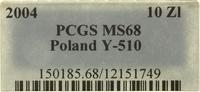 Polska, 10 złotych, 2004