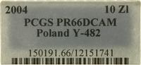 Polska, 10 złotych, 2004