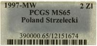 Polska, 2 złote, 1997