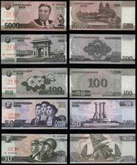 zestaw 5 banknotów 2002–2008, SPECIMEN, w zestaw