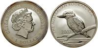 1 dolar 2007, Canberra, ptak Kookaburra, srebro 