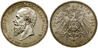 3 marki pośmiertne 1911 A, Berlin, rzadkie, nakł