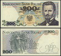 200 złotych 1.06.1982, seria CP, numeracja 22519