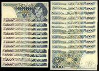 zestaw: 11 x 1.000 złotych 1.06.1982, serie: GT,