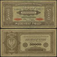 50.000 marek polskich 10.10.1922, seria B, numer